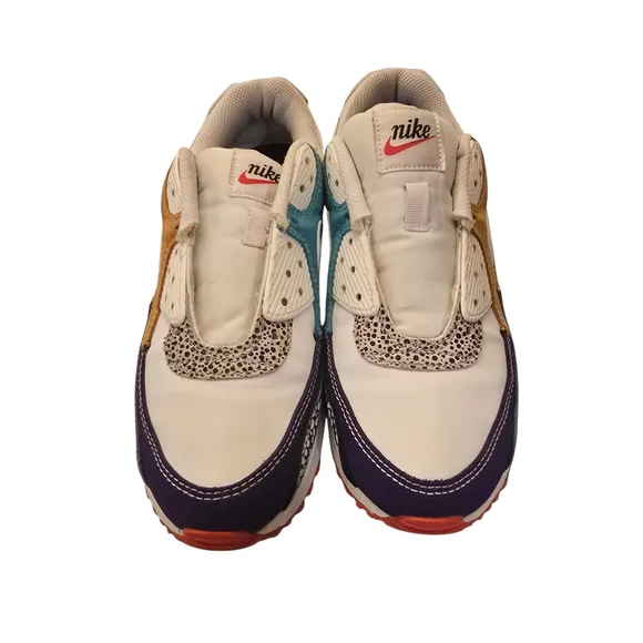 Nike Kids White and Multicolor Sneakers - Picture 2 of 4